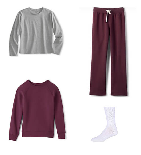 Girls Winter Gym Uniform