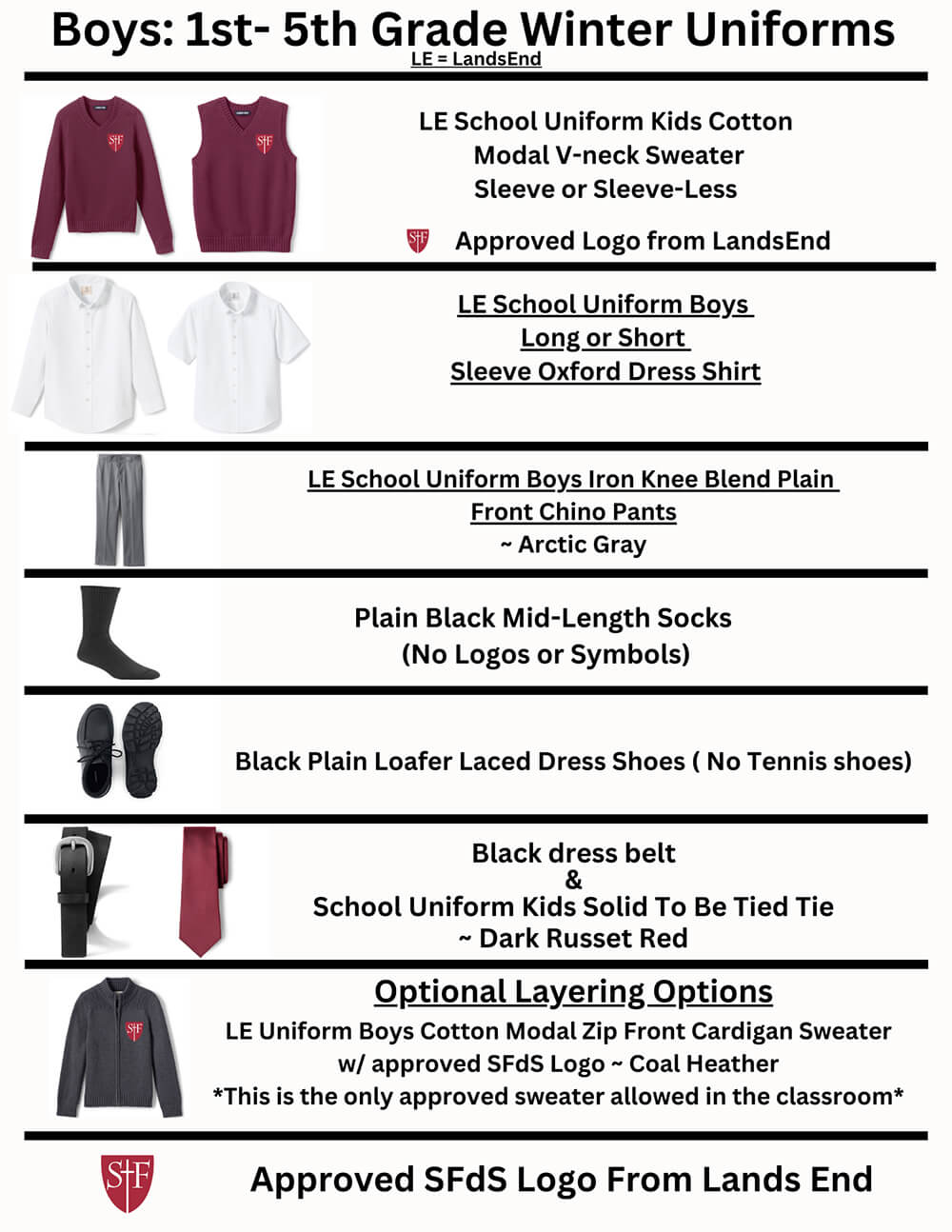 Boys Winter Uniform