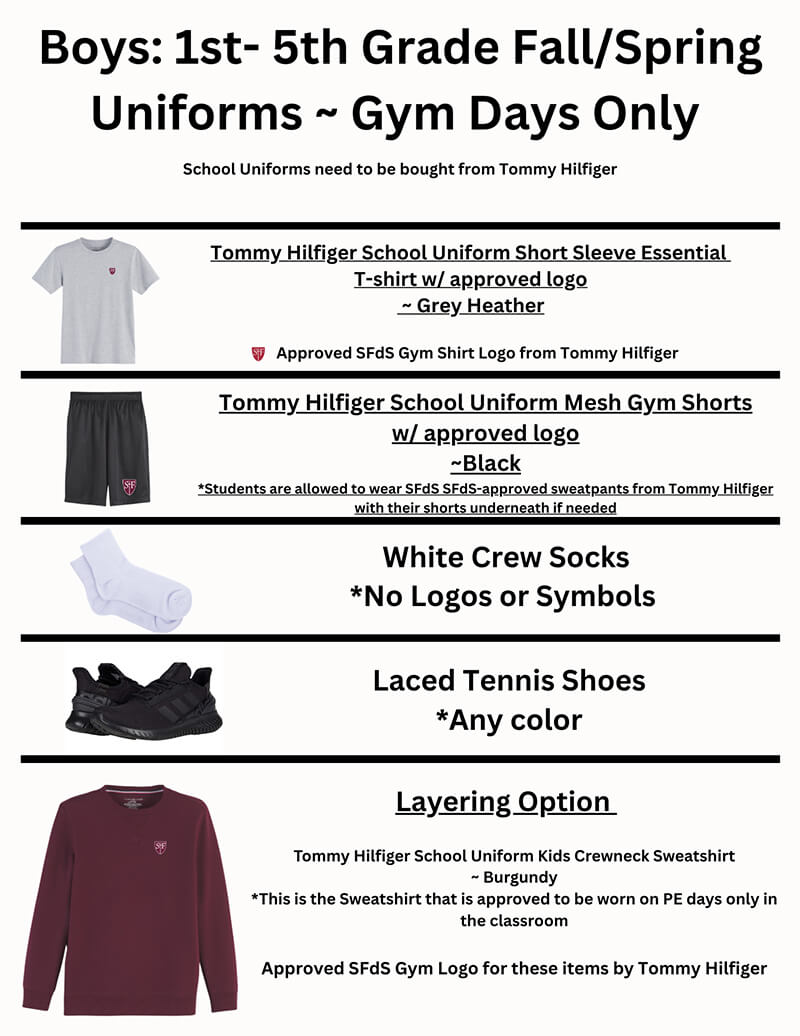 Boys Fall & Spring Uniform