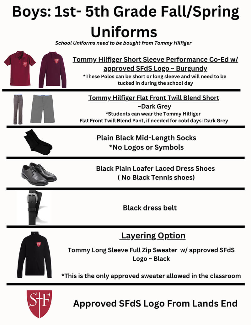 Boys Fall & Spring Uniform