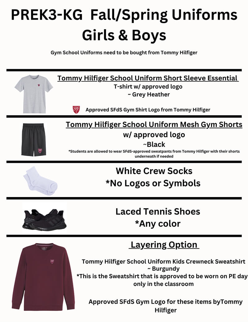 Fall And Spring Uniform