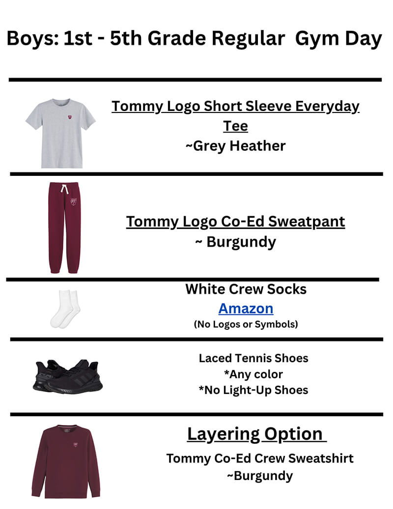 Boys Winter Gym Uniform