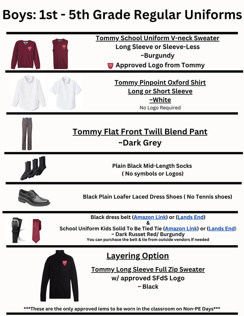 Boys Winter Uniform