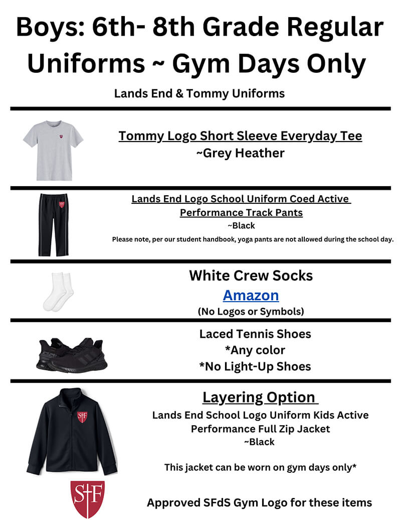 Boys Winter Gym Uniform