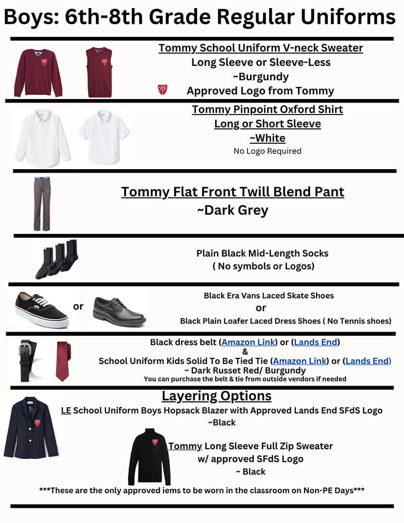 Boys Winter Uniform