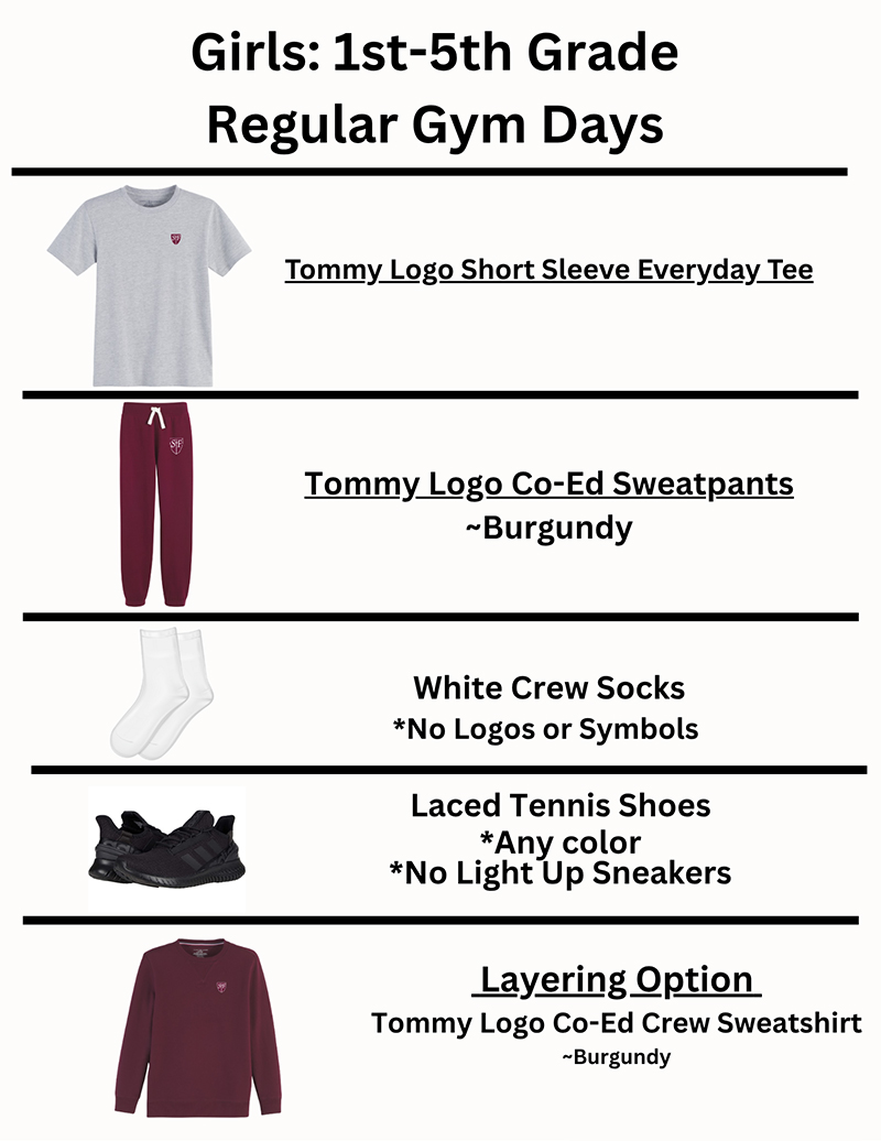 Girls Winter Gym Uniform